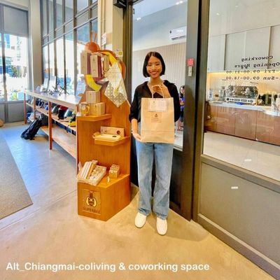 Alt Chiang Mai coliving coworking space with superbee eco goods in chiang mai