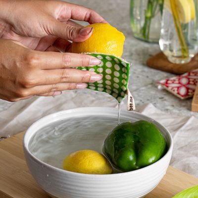 Wash your veggies with a loofah sponge