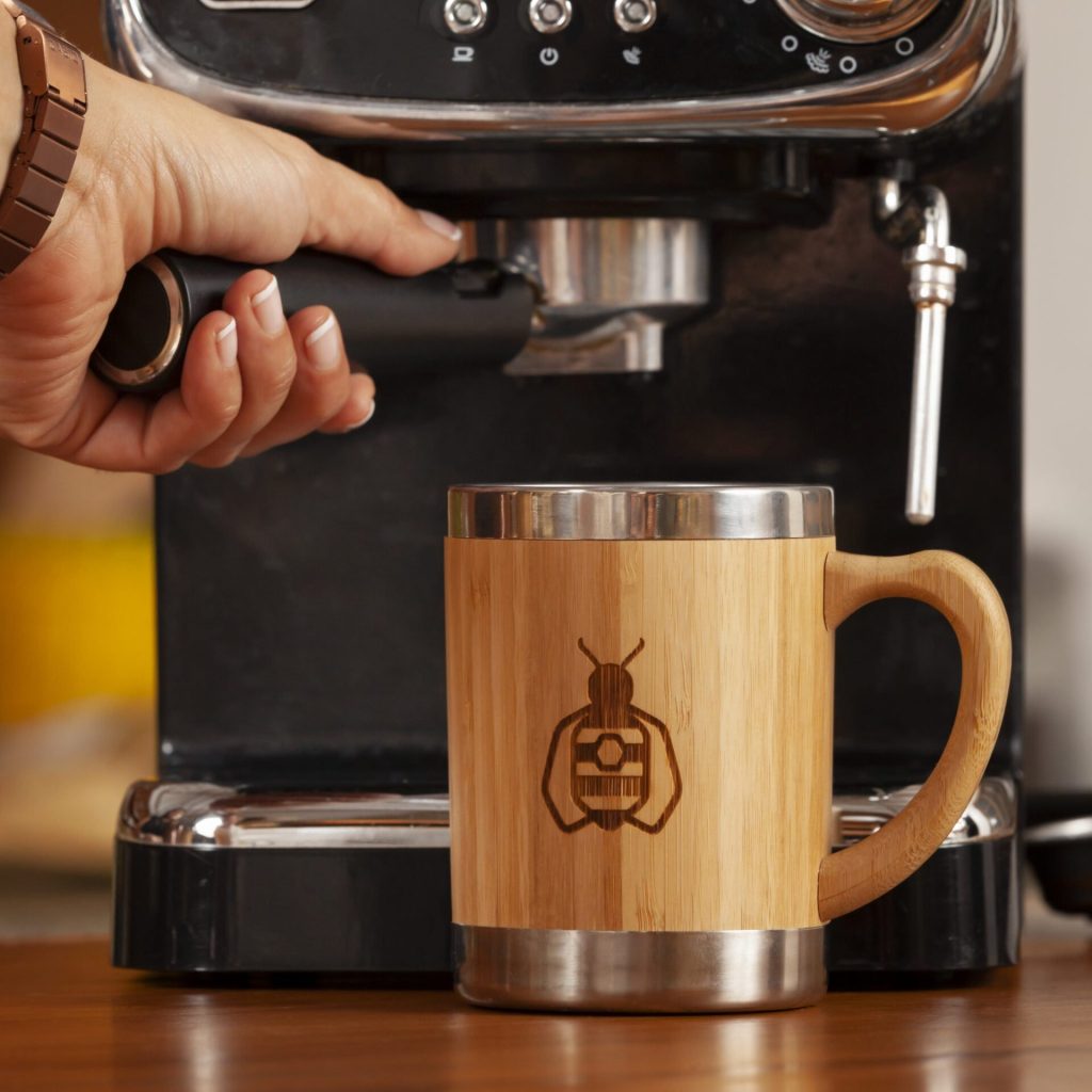 Mug used with coffee machine